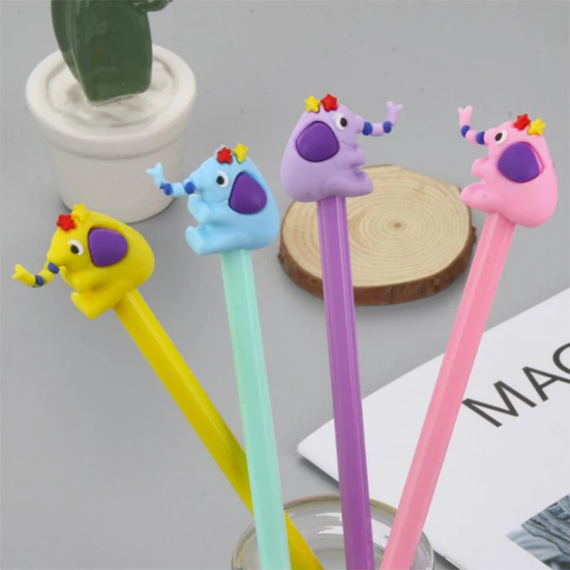 1PCSCute Elephant Gel Pen Black Blue Ink Needle Tip 0.5mm Writting Plastic Color Pen Office Stationery School Supplies
1PCSCute Elephant Gel Pen Black Blue Ink Needle Tip 0.5mm Writting Plastic Color Pen Office Stationery School Supplies