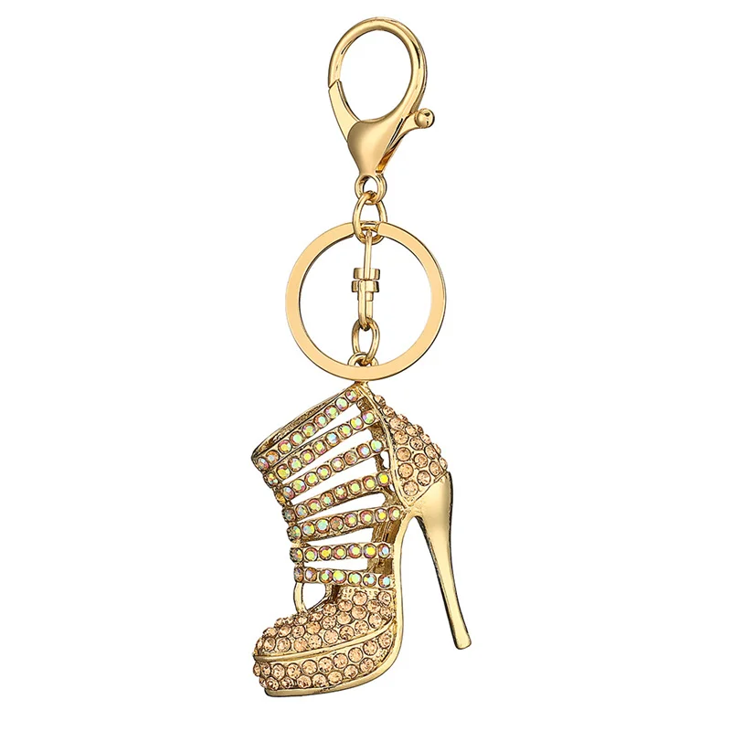 Crystal High Heel Shoes Keychain For Women Purse Pendant Car Keyring Holder Rhinestone Cute Key Chains Luxury Charm Bag Gifts
Crystal High Heel Shoes Keychain For Women Purse Pendant Car Keyring Holder Rhinestone Cute Key Chains Luxury Charm Bag Gifts