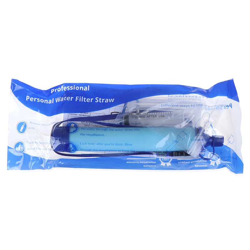 Outdoor wild life emergency water purifier wild drink portable filter straw 99.99% water purifier camping hiking water purifier
Outdoor wild life emergency water purifier wild drink portable filter straw 99.99% water purifier camping hiking water purifier