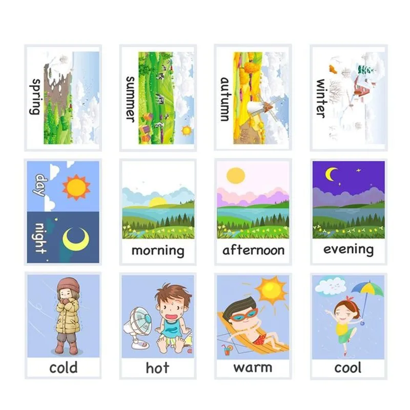 Puzzle Early Learning Card Four Seasons English Word Learning Flash Card Montessori Memory Game Educational Gifts For Kids
Puzzle Early Learning Card Four Seasons English Word Learning Flash Card Montessori Memory Game Educational Gifts For Kids