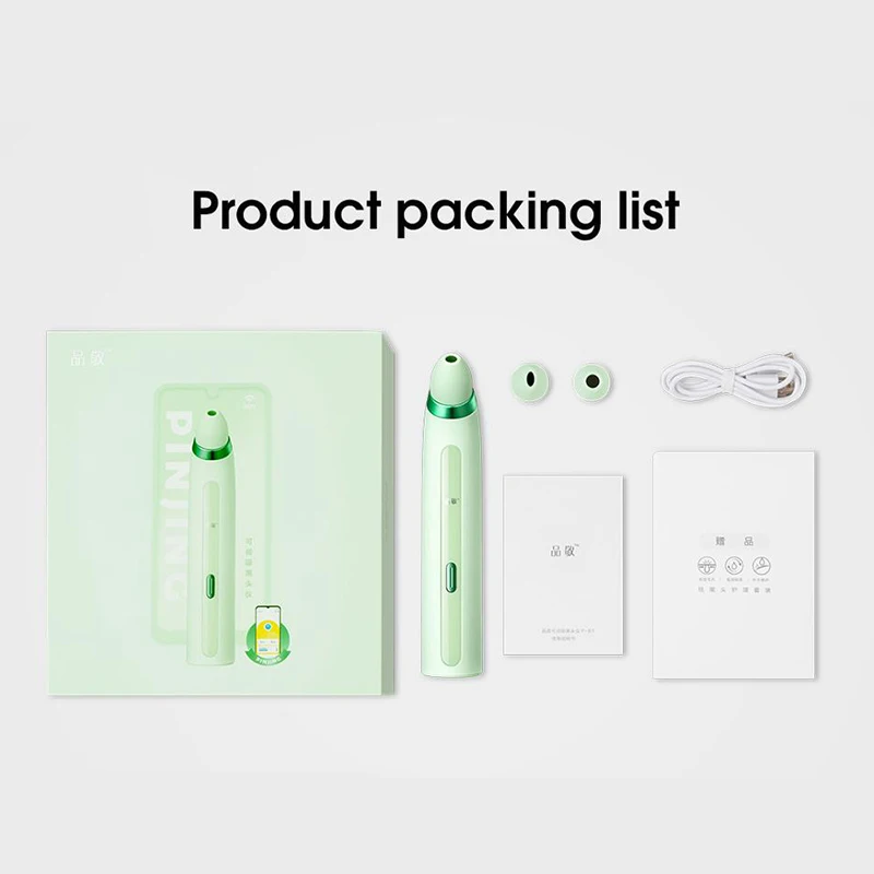 PINJING Electric Blackhead Remover Cleansing Blackheads Absorption Apparatus Suction Pore Cleaner Electric Beauty Instrument
PINJING Electric Blackhead Remover Cleansing Blackheads Absorption Apparatus Suction Pore Cleaner Electric Beauty Instrument