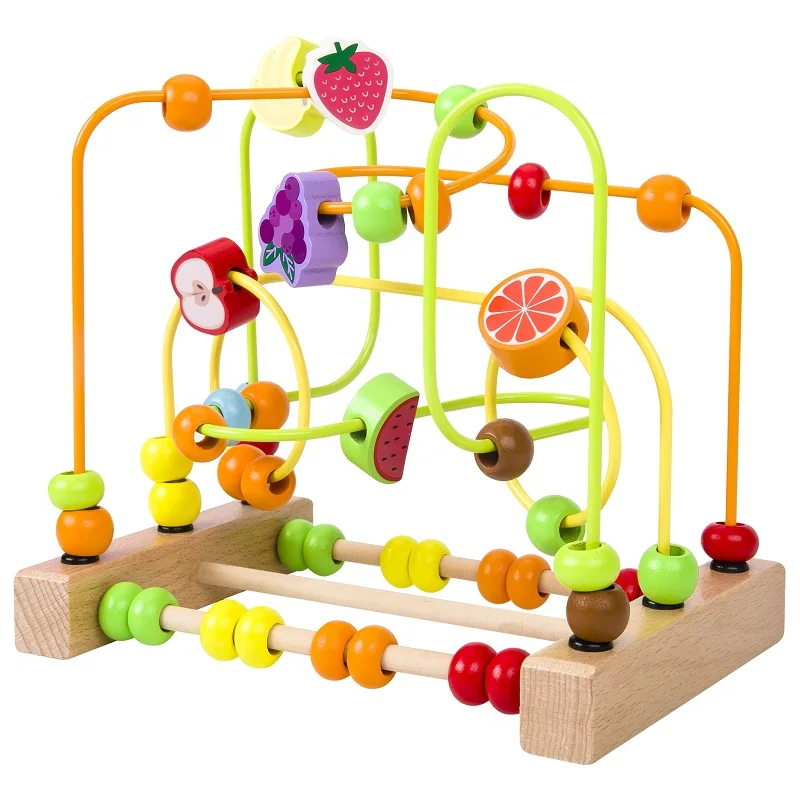 Children Montessori Educational Wooden Toys Maze Circles Around Beads Abacus Math Puzzle Toy Baby Early Learning Educational Toy
Children Montessori Educational Wooden Toys Maze Circles Around Beads Abacus Math Puzzle Toy Baby Early Learning Educational Toy