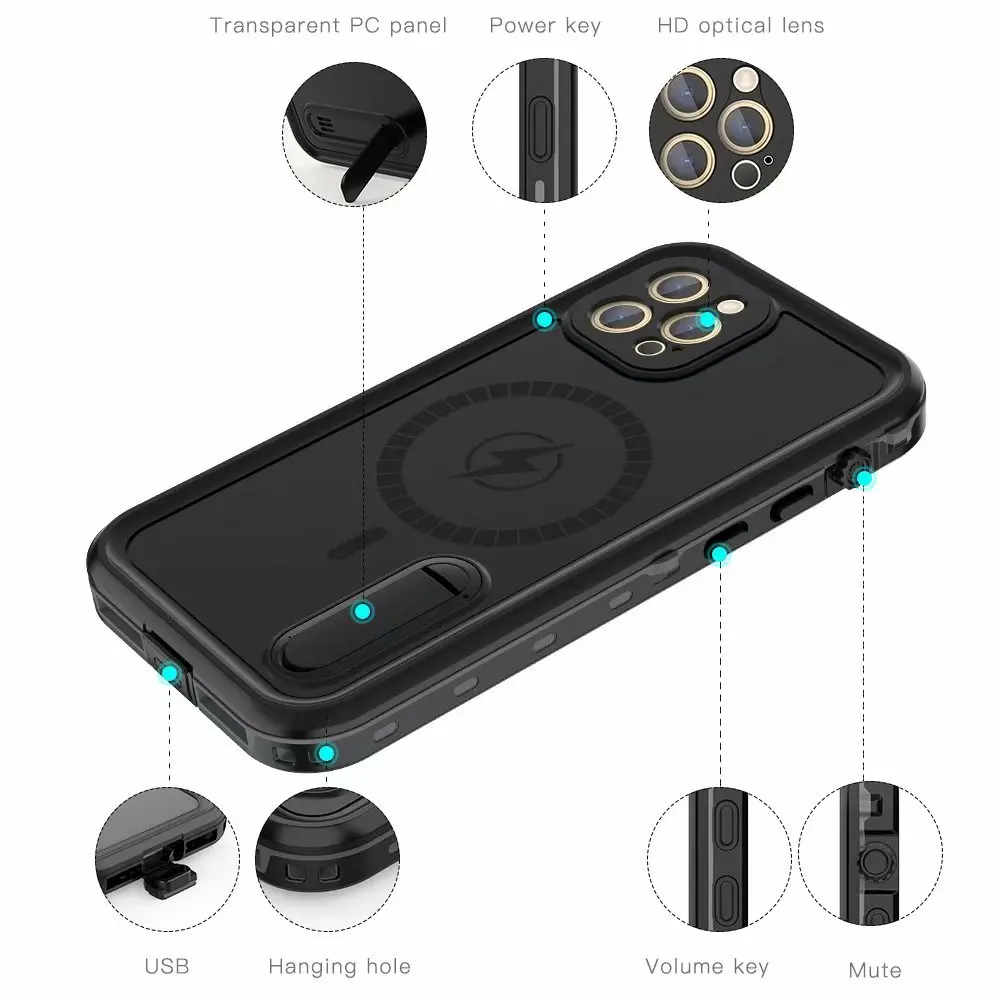 360 Full Protect For iPhone 12 Pro Case Shockproof Bracket Cover for iPhone 11 Pro Max Waterproof Phone Case Cover For iPhone 12
360 Full Protect For iPhone 12 Pro Case Shockproof Bracket Cover for iPhone 11 Pro Max Waterproof Phone Case Cover For iPhone 12