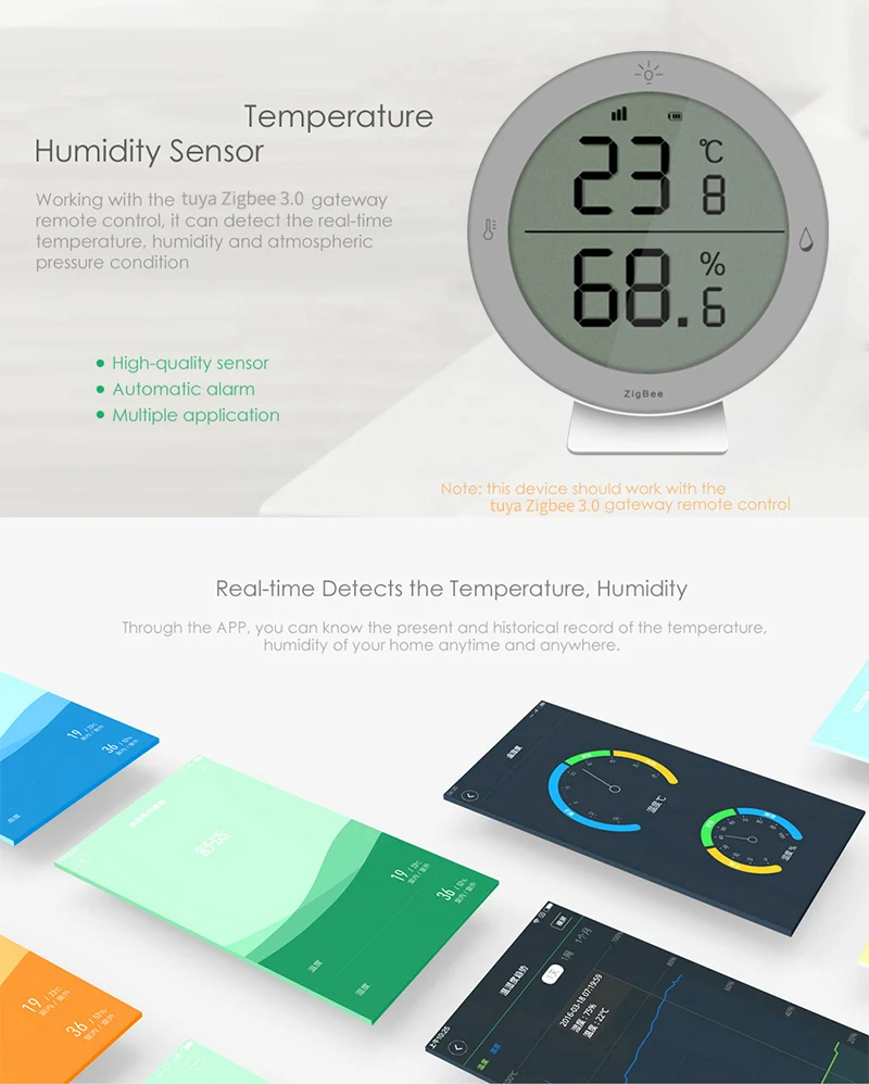 Nice WIFI Temperature And Humidity Sensor Indoor Hygrometer Thermometer With LCD Display Support Alexa Google Assistant
Nice WIFI Temperature And Humidity Sensor Indoor Hygrometer Thermometer With LCD Display Support Alexa Google Assistant