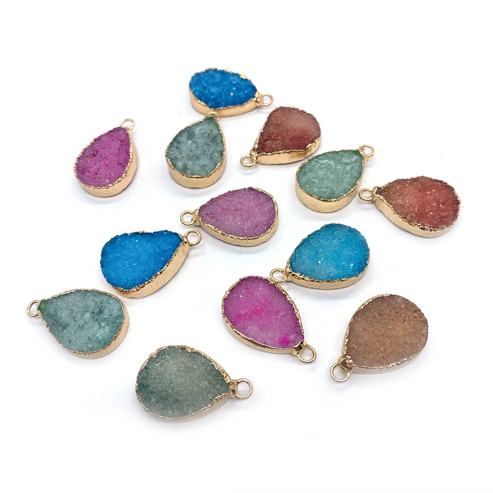 1pcs Natural Stone Crystal Pendant Water Drop Shape Blue Red DIY Necklace Bracelet Charms Jewelry Making Supplies Accessories
1pcs Natural Stone Crystal Pendant Water Drop Shape Blue Red DIY Necklace Bracelet Charms Jewelry Making Supplies Accessories