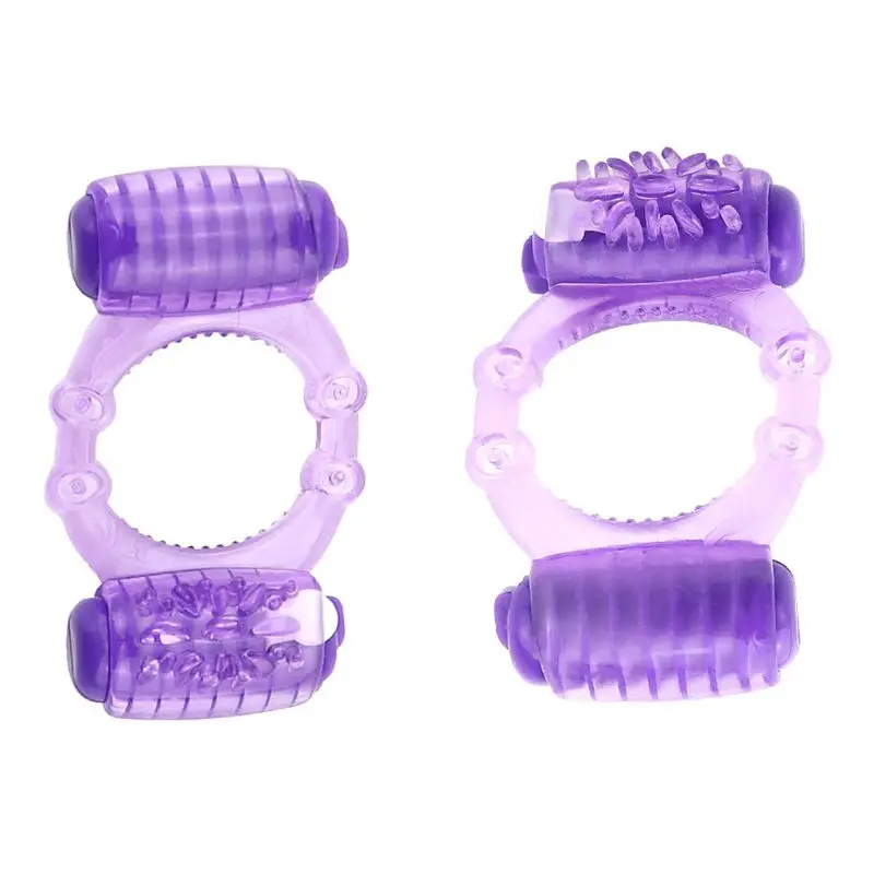 Двойное вибрирующее Кольцо Массажер для упражнений секс игрушка взрослых мужчин