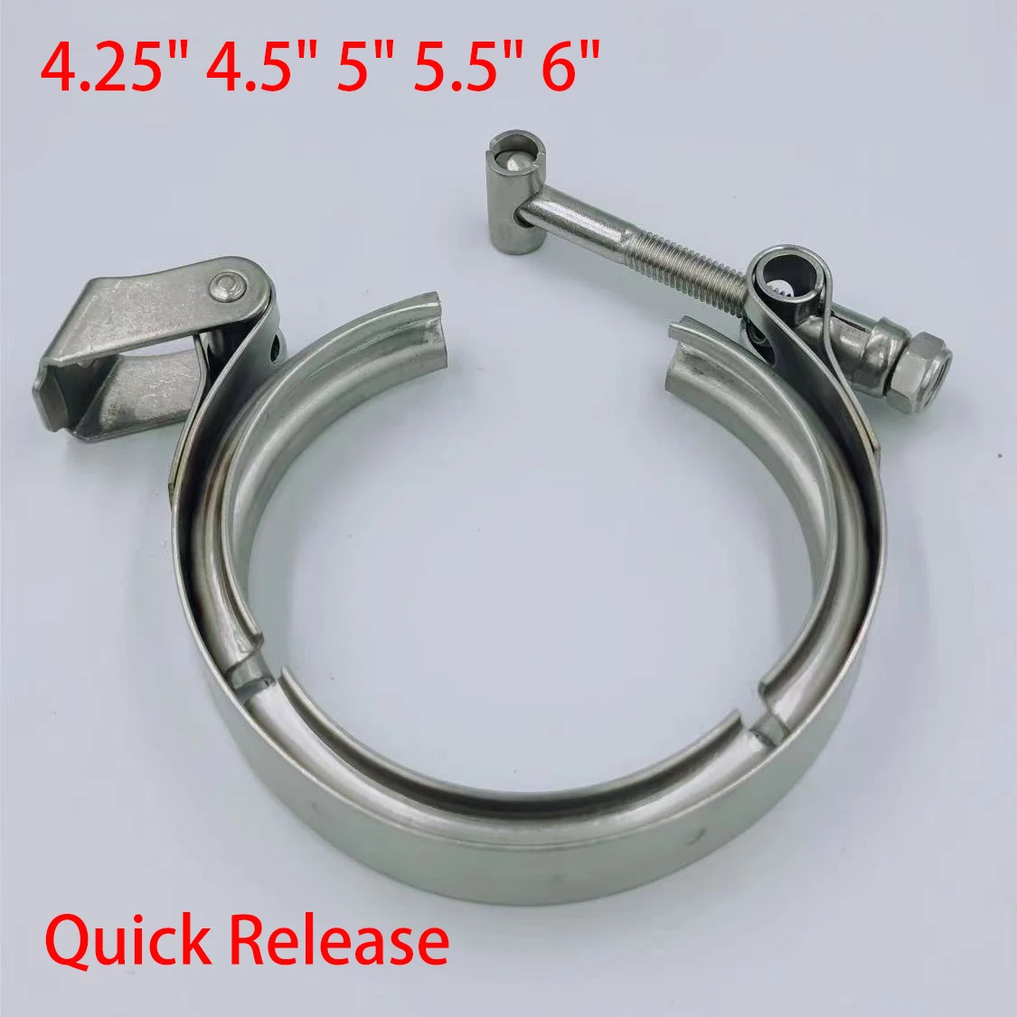 4.25" 4.5" 5" 5.5" 6" SS304 Universal Car Exhaust Quick Release V Band Clamp All Stainless Steel V-band Anti-Rust 1.5Inch~6Inch
4.25" 4.5" 5" 5.5" 6" SS304 Universal Car Exhaust Quick Release V Band Clamp All Stainless Steel V-band Anti-Rust 1.5Inch~6Inch