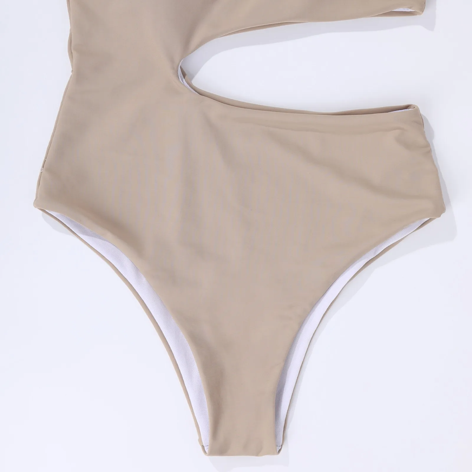 Bikini Solid Color One-piece Swimsuit Female Sense Waistless One Shoulder Two-co Sport Bodysuit Beach Bathing Suit Swim
Bikini Solid Color One-piece Swimsuit Female Sense Waistless One Shoulder Two-co Sport Bodysuit Beach Bathing Suit Swim