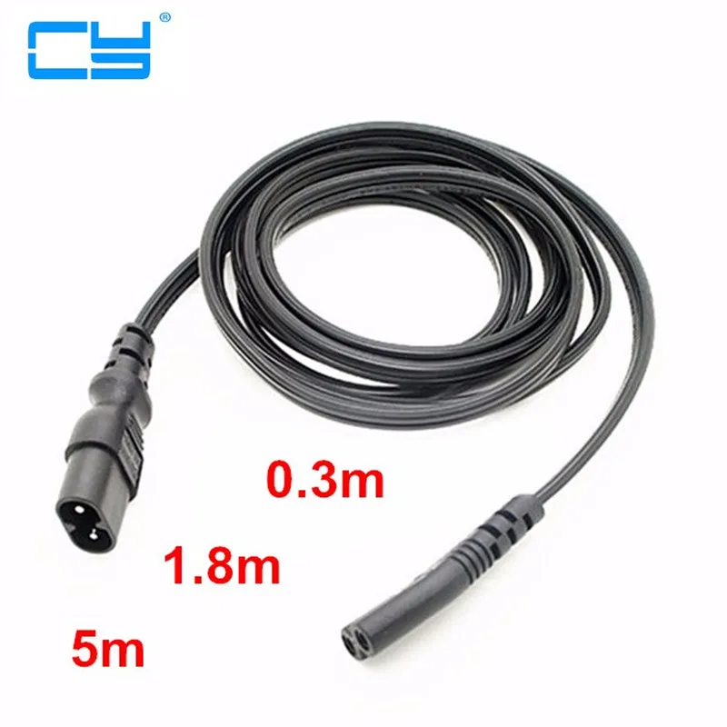 IEC 60320 C8 штепсельная вилка к C7 гнезду удлинитель питания основной кабель адаптер 30