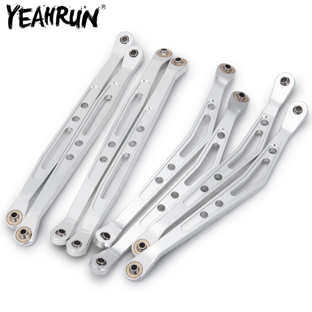 YEAHRUN Aluminum Alloy Lower & Upper Suspension Link Rod Linkage Kit For 1/10 Axial Wraith 90018 RC Crawler Car Upgrades Parts
YEAHRUN Aluminum Alloy Lower & Upper Suspension Link Rod Linkage Kit For 1/10 Axial Wraith 90018 RC Crawler Car Upgrades Parts