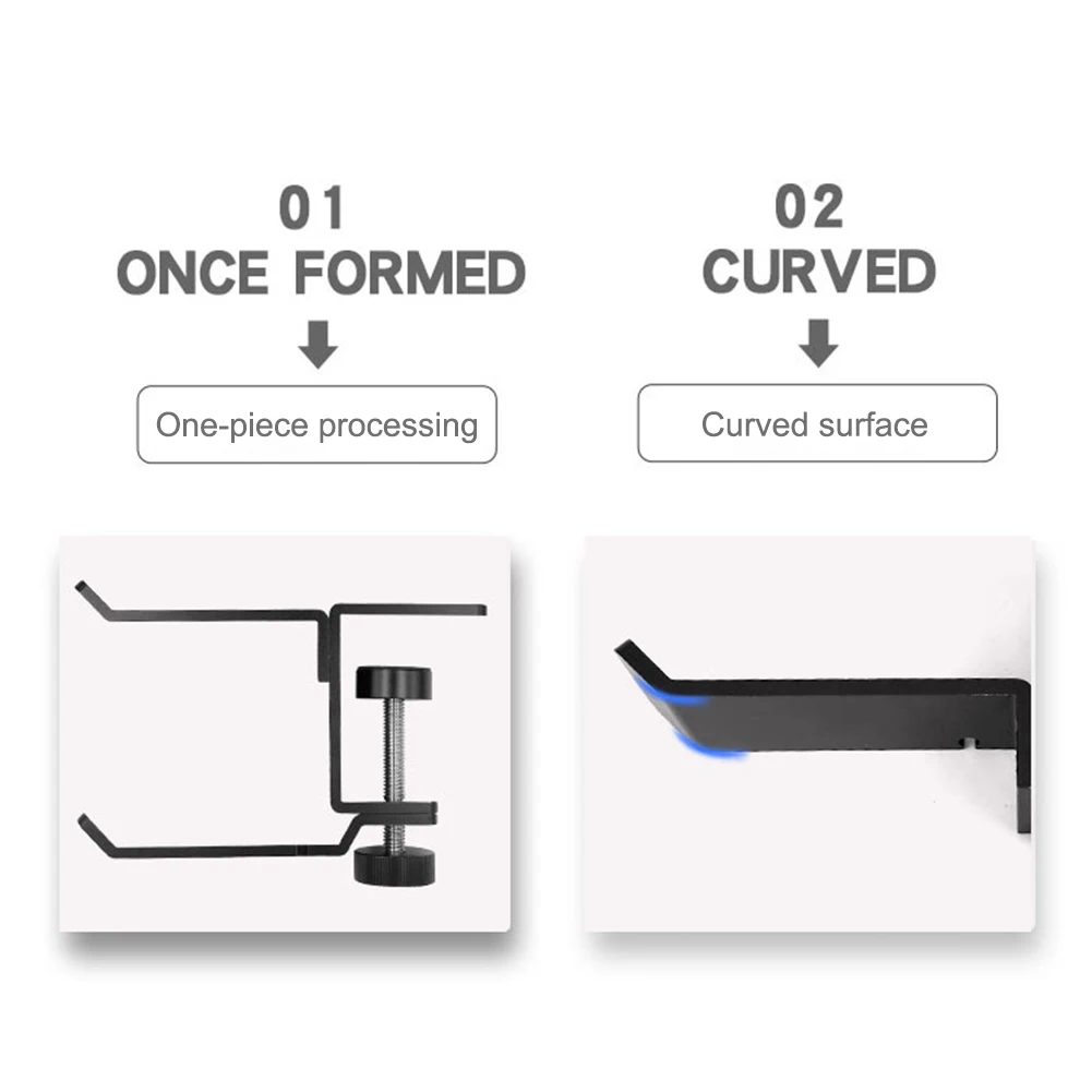 Headphone holder universal head-mounted metal headphone holder aluminum alloy desktop hook double-layer headset holder
Headphone holder universal head-mounted metal headphone holder aluminum alloy desktop hook double-layer headset holder