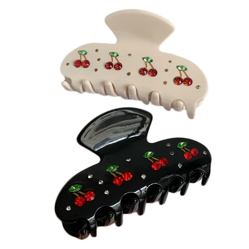 Fancy Hair Claw Clip Acetate Cherry Barrette Rhinestone Hair Clips Fashion Props G5AE
Fancy Hair Claw Clip Acetate Cherry Barrette Rhinestone Hair Clips Fashion Props G5AE