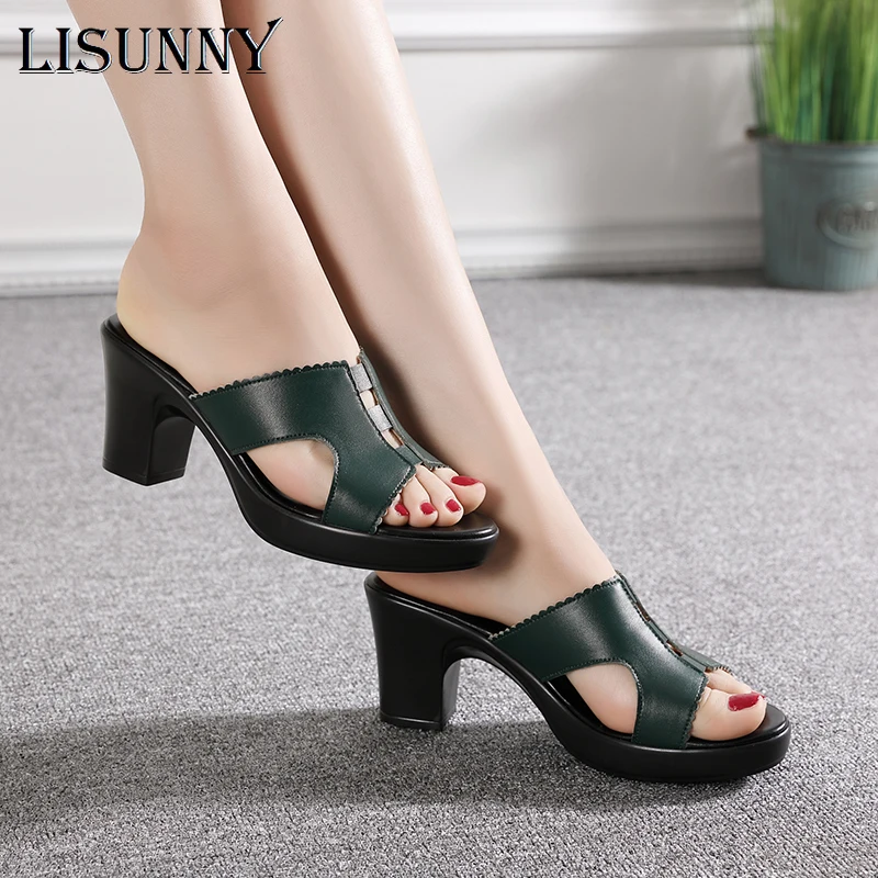LISUNNY Women's Slippers Sandals 2020 Summer High Heels Women Shoes Woman Slippers Summer Sandals Fashion Shoes
LISUNNY Women's Slippers Sandals 2020 Summer High Heels Women Shoes Woman Slippers Summer Sandals Fashion Shoes