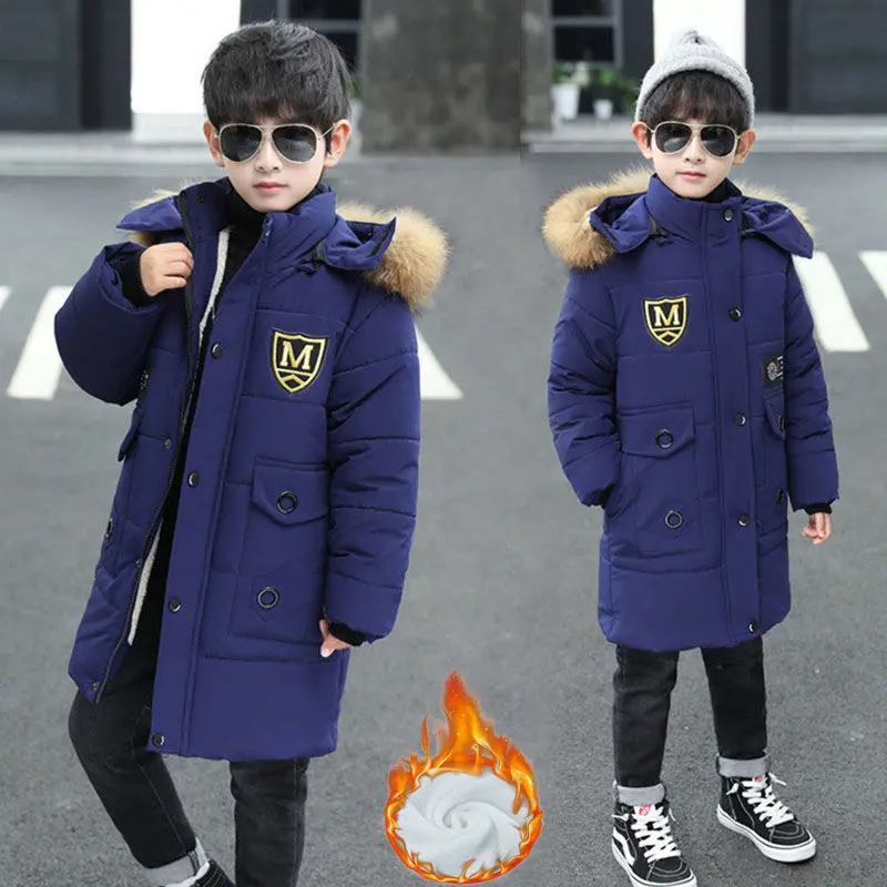 5-14T Boys Parkas Winter Plus Velvet Coat Fashion Letters Printed Hooded Warm Thick Padded Jackets 2020 New High Quality
5-14T Boys Parkas Winter Plus Velvet Coat Fashion Letters Printed Hooded Warm Thick Padded Jackets 2020 New High Quality