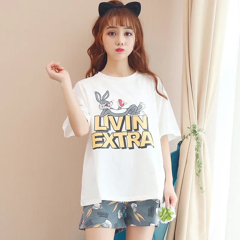 Women Pajamas Set Summer Cute Strawberry Short Sleepwear Women Comfortable Night Wear Women Home Clothes
Women Pajamas Set Summer Cute Strawberry Short Sleepwear Women Comfortable Night Wear Women Home Clothes