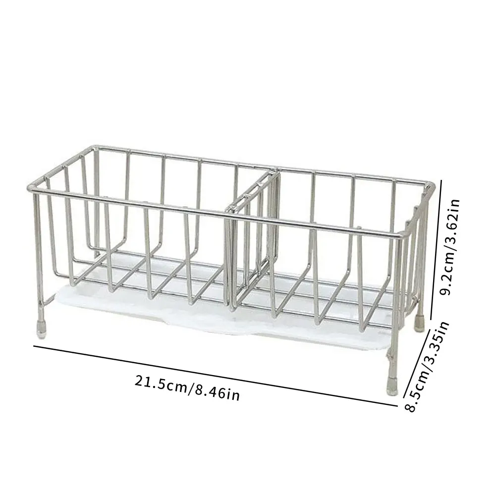 Stainless Steel Sponge Holder Bathroom Kitchen Drainer Rack Soap Sink Caddy Tray Dish Cloth Hanger For Home Kitchen Restaurant
Stainless Steel Sponge Holder Bathroom Kitchen Drainer Rack Soap Sink Caddy Tray Dish Cloth Hanger For Home Kitchen Restaurant