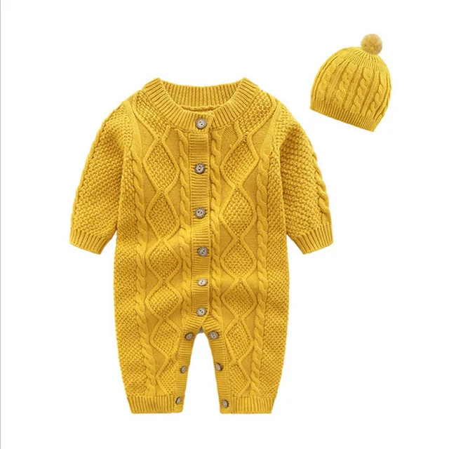 0-24M Pudcoco Newborn Infant Baby Boys Girls Sweaters Romper Knit Long Sleeve Warm Winter Jumpsuit Outfits Clothes + Hat
0-24M Pudcoco Newborn Infant Baby Boys Girls Sweaters Romper Knit Long Sleeve Warm Winter Jumpsuit Outfits Clothes + Hat