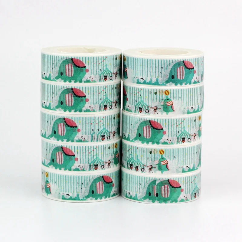 10pcs/lot Decorative Cute Blue Elephants Washi Tapes Paper DIY Scrapbooking Stickers Japanese Masking tape Wholesale Stationery
10pcs/lot Decorative Cute Blue Elephants Washi Tapes Paper DIY Scrapbooking Stickers Japanese Masking tape Wholesale Stationery