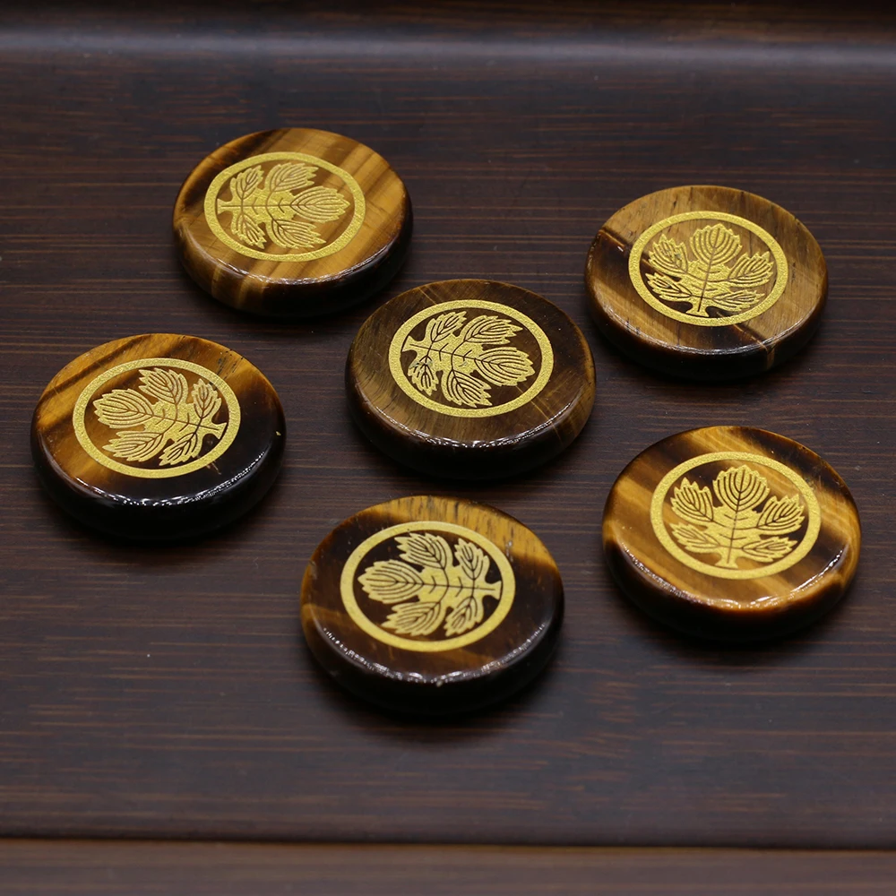 12PCSNatural Tiger Eye Stone Round Bead Ornament Religious Reiki Healing Maple Leaf Gem For Jewelry MakingGift Accessories Decor
12PCSNatural Tiger Eye Stone Round Bead Ornament Religious Reiki Healing Maple Leaf Gem For Jewelry MakingGift Accessories Decor