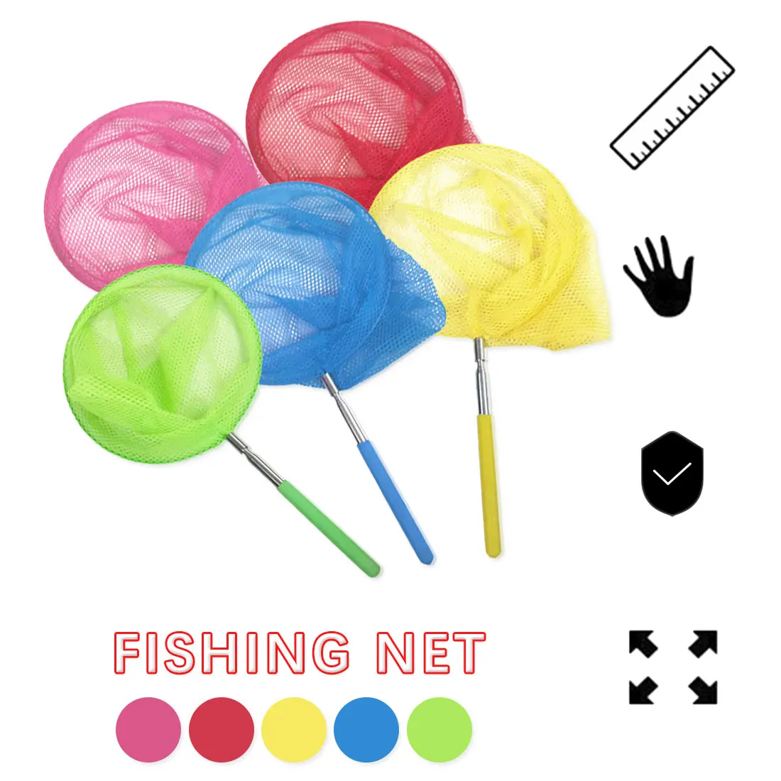 5 Colors Kids Children Fishing Net 85cm For Outdoor Extentable Camping Children's Fishing Net Insect Net Butterfly Net Hot Sale
5 Colors Kids Children Fishing Net 85cm For Outdoor Extentable Camping Children's Fishing Net Insect Net Butterfly Net Hot Sale