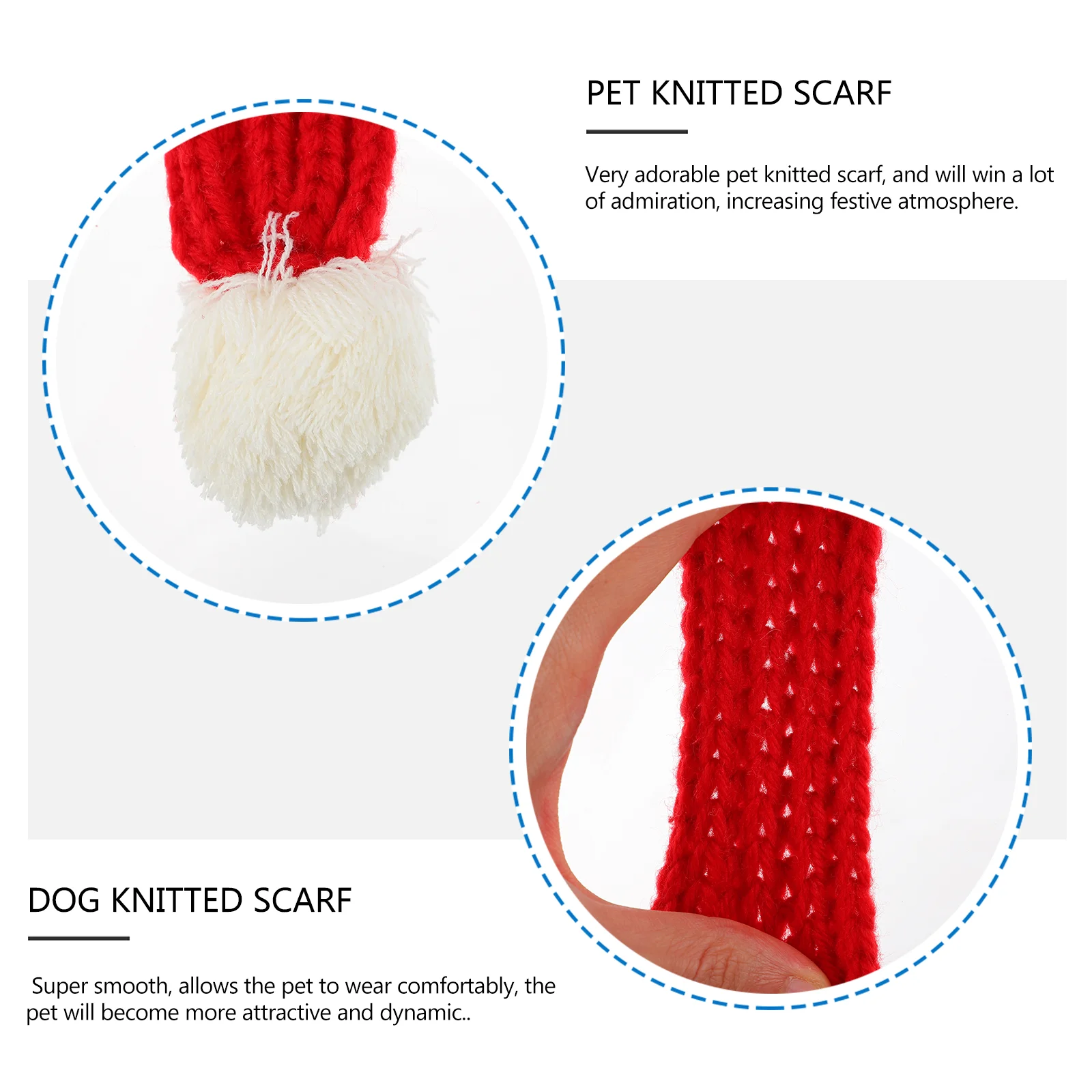 1pc Delicate Pet Knitted Bib Pretty Dog Scarf Premium Pet Christmas Accessories
1pc Delicate Pet Knitted Bib Pretty Dog Scarf Premium Pet Christmas Accessories