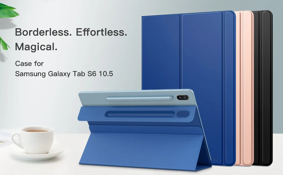 Smart Folio Case For Samsung Galaxy Tab S6 10.5 2019,Slim Lightweight Smart Shell Stand Cover,Strong Magnetic Adsorption for Tab
Smart Folio Case For Samsung Galaxy Tab S6 10.5 2019,Slim Lightweight Smart Shell Stand Cover,Strong Magnetic Adsorption for Tab