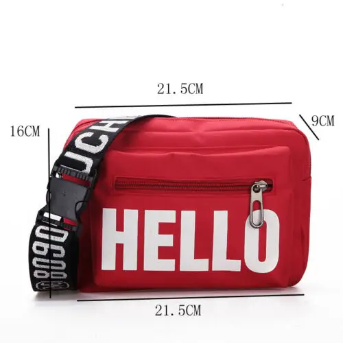 New Women Waist Fanny Pack Holiday Money Belt Wallet Travel Bag Phone Pouch Shoulder Bag Waist Pack Bag Pouch Travel HELLO Bag 
New Women Waist Fanny Pack Holiday Money Belt Wallet Travel Bag Phone Pouch Shoulder Bag Waist Pack Bag Pouch Travel HELLO Bag
