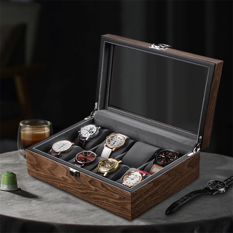 Креативные твердые деревянные украшения, коробка для хранения ювелирных изделий, часов, колец, ожерелий, серег, браслетов
Креативные твердые деревянные украшения, коробка для хранения ювелирных изделий, часов, колец, ожерелий, серег, браслетов