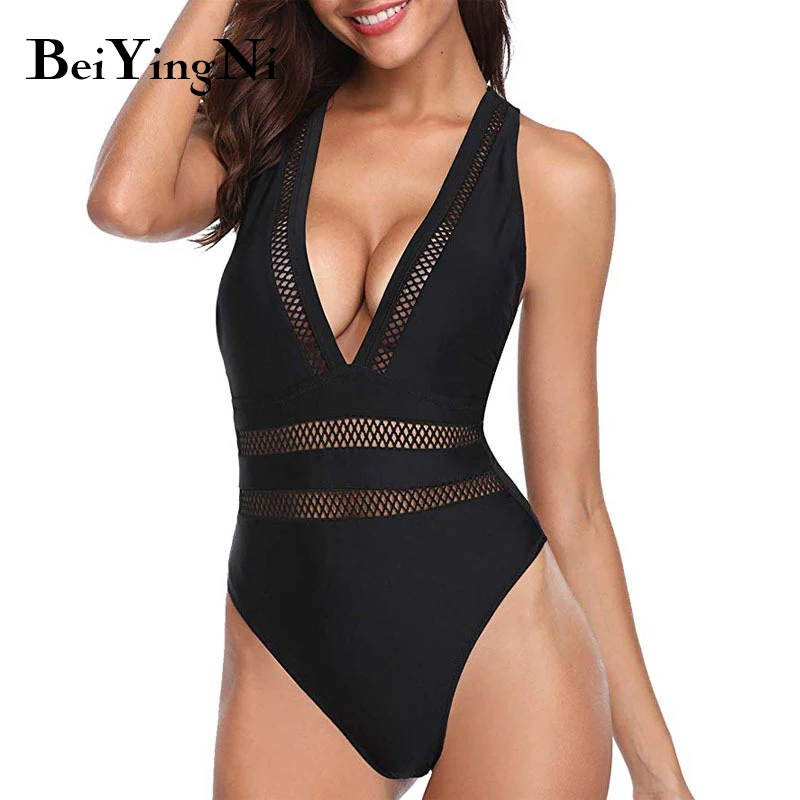 Beiyingni Sexy Swimwear Women 2021 Black Mesh V-enck One Piece Swimsuit Female Beach Wear Micro Vintage Padded Swimming Suit
Beiyingni Sexy Swimwear Women 2021 Black Mesh V-enck One Piece Swimsuit Female Beach Wear Micro Vintage Padded Swimming Suit