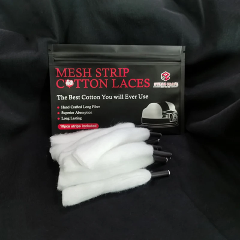 10pcs/pack Original steam crave Vape Cotton Pre-loaded organic Cotton wool for DIY Vape RDA RTA RDTA TANK
10pcs/pack Original steam crave Vape Cotton Pre-loaded organic Cotton wool for DIY Vape RDA RTA RDTA TANK