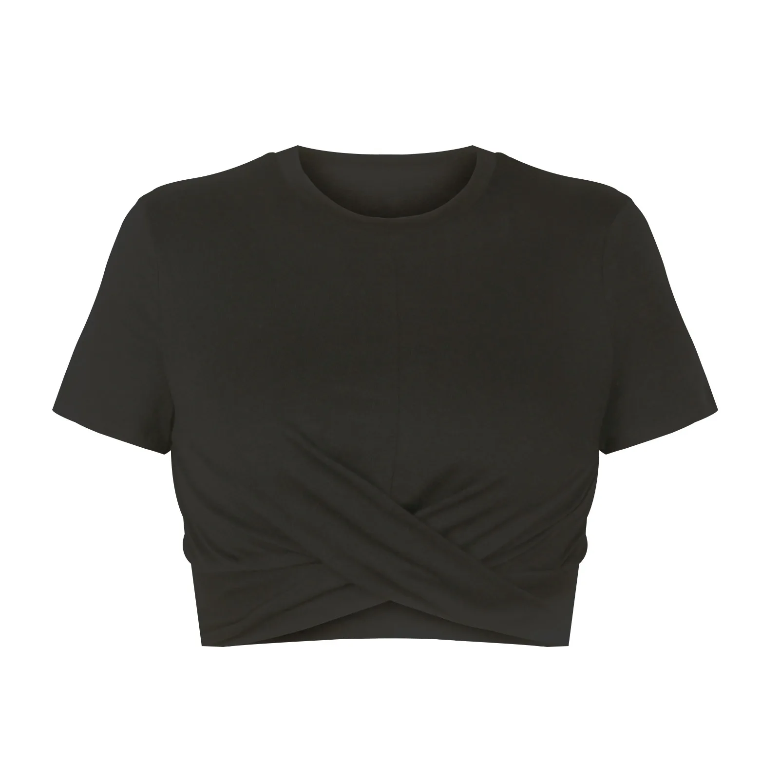 2021 New Product Solid Color Women's Summer Round Neck Short-sleeved T-shirt Slim Slimming Ultra-short Sexy Top
2021 New Product Solid Color Women's Summer Round Neck Short-sleeved T-shirt Slim Slimming Ultra-short Sexy Top