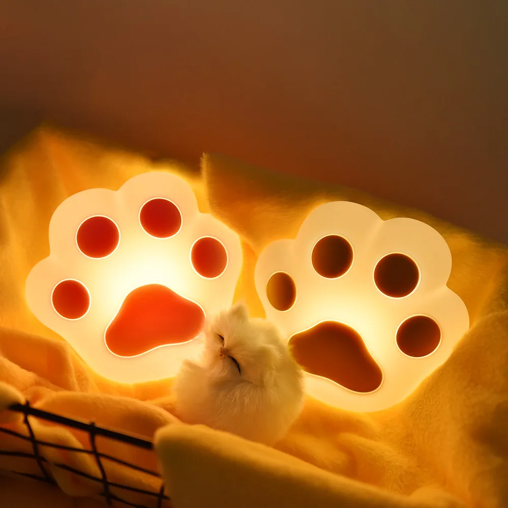 Strange New Cat Paw Silicone Patting Night Light USB Rechargeable Magnetic Wall Lamp Children's Gift with Sleeping Table Lamp
Strange New Cat Paw Silicone Patting Night Light USB Rechargeable Magnetic Wall Lamp Children's Gift with Sleeping Table Lamp