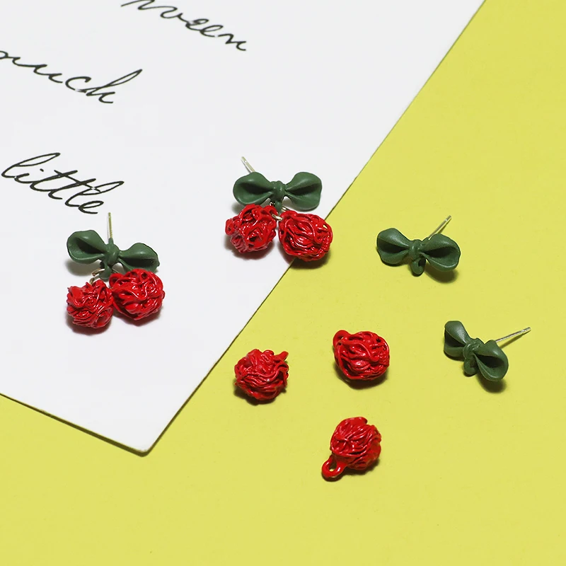 Сплав аэрозольная краска зеленый лук s925 белый гриб гвозди красные серьги-Вишенки diy Ювелирные серьги ручной работы аксессуары
Сплав аэрозольная краска зеленый лук s925 белый гриб гвозди красные серьги-Вишенки diy Ювелирные серьги ручной работы аксессуары