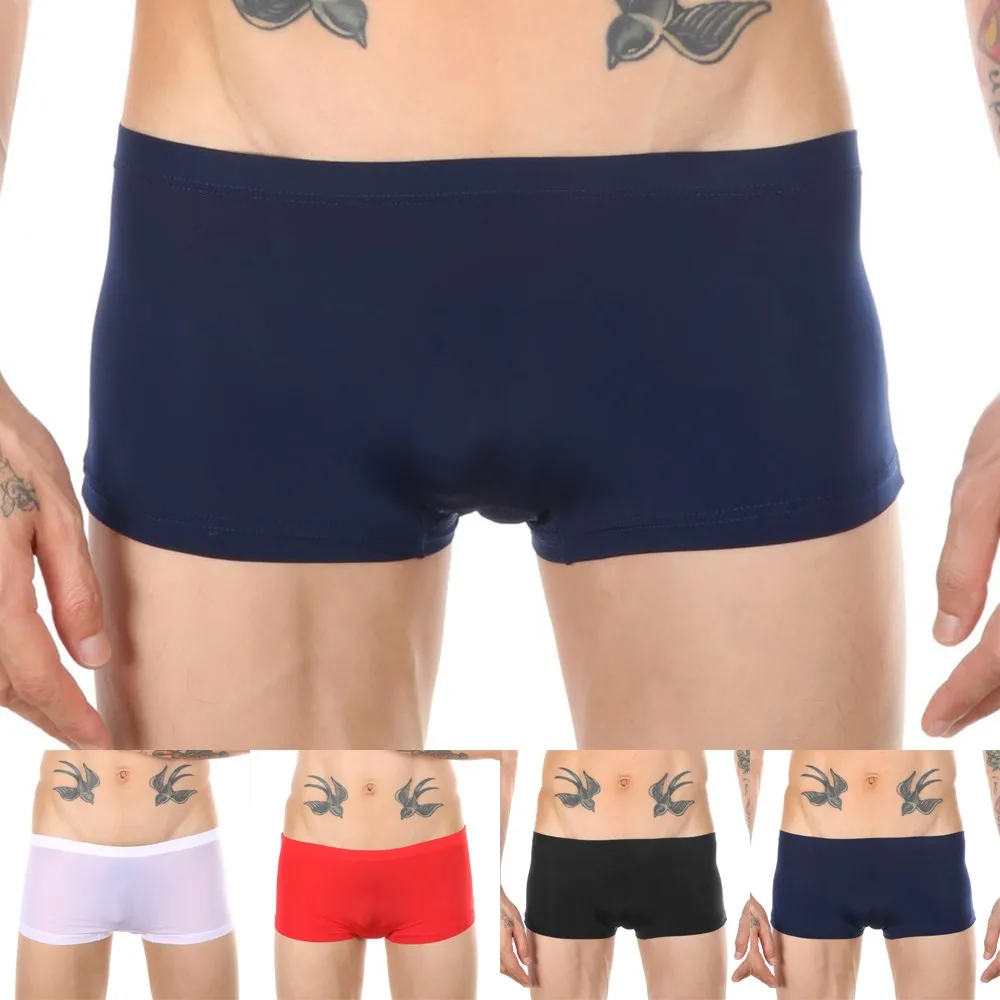 Men's Ice Silk Underwear Boxer Briefs Shorts Panties Soft Underpants Trunks Low Waist Breathable Mens Solid Color Boxer Homme
Men's Ice Silk Underwear Boxer Briefs Shorts Panties Soft Underpants Trunks Low Waist Breathable Mens Solid Color Boxer Homme