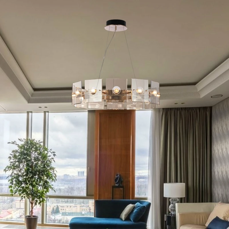 Light luxury living room chandelier personality creative designer modern minimalist dining room bar model bedroom glass
Light luxury living room chandelier personality creative designer modern minimalist dining room bar model bedroom glass