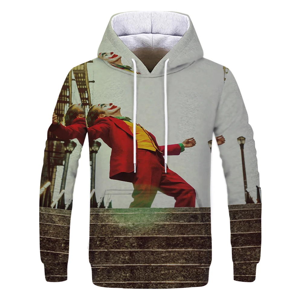 Popular and interesting clown Harajuku hoodie 2021 fashion, 3d printing, men's pullover, casual, women's sweatshirt, streetwear
Popular and interesting clown Harajuku hoodie 2021 fashion, 3d printing, men's pullover, casual, women's sweatshirt, streetwear