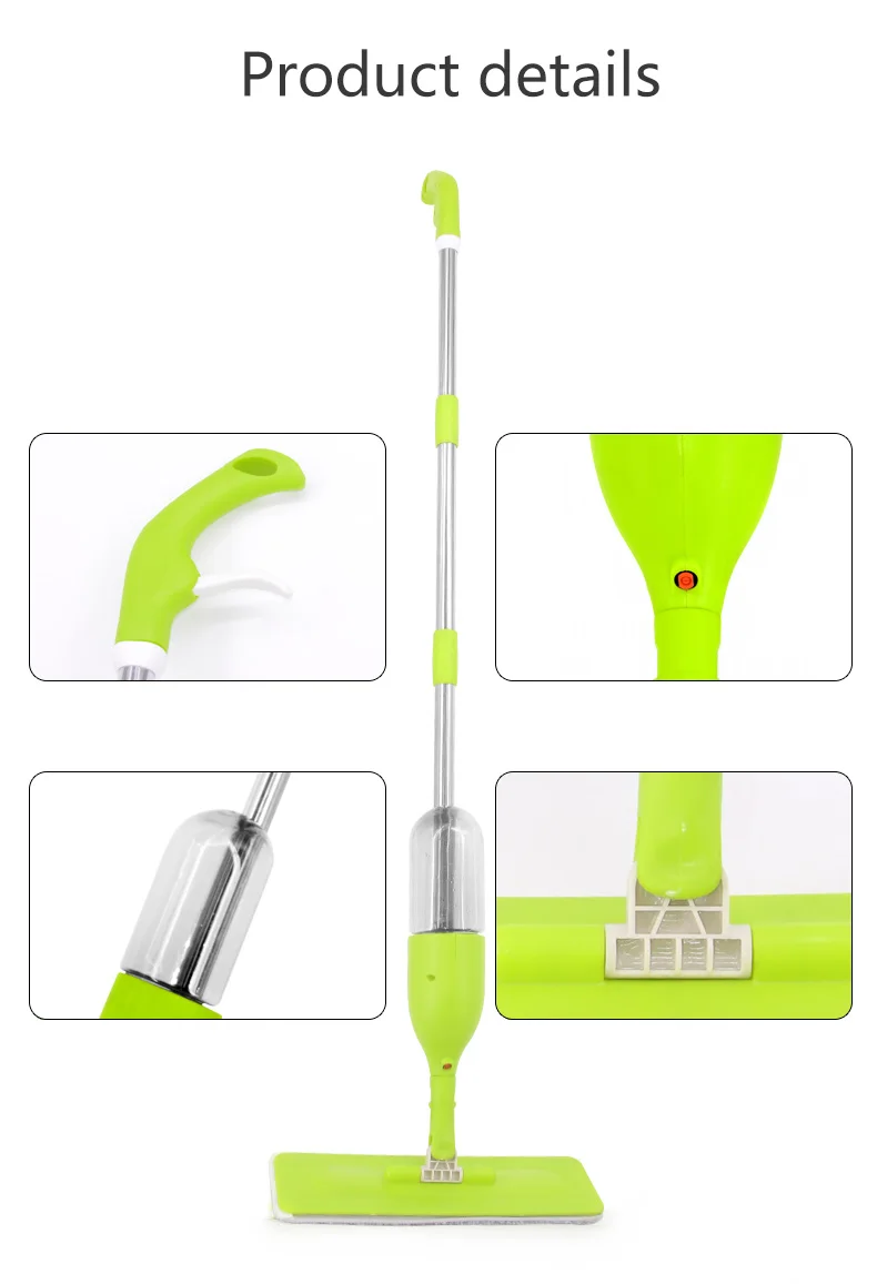 Household Hand-held Easy Use Spray Mop Floor House Cleaning Tools Magic Wash Lazy Flat With Replacement Microfiber Pads
Household Hand-held Easy Use Spray Mop Floor House Cleaning Tools Magic Wash Lazy Flat With Replacement Microfiber Pads