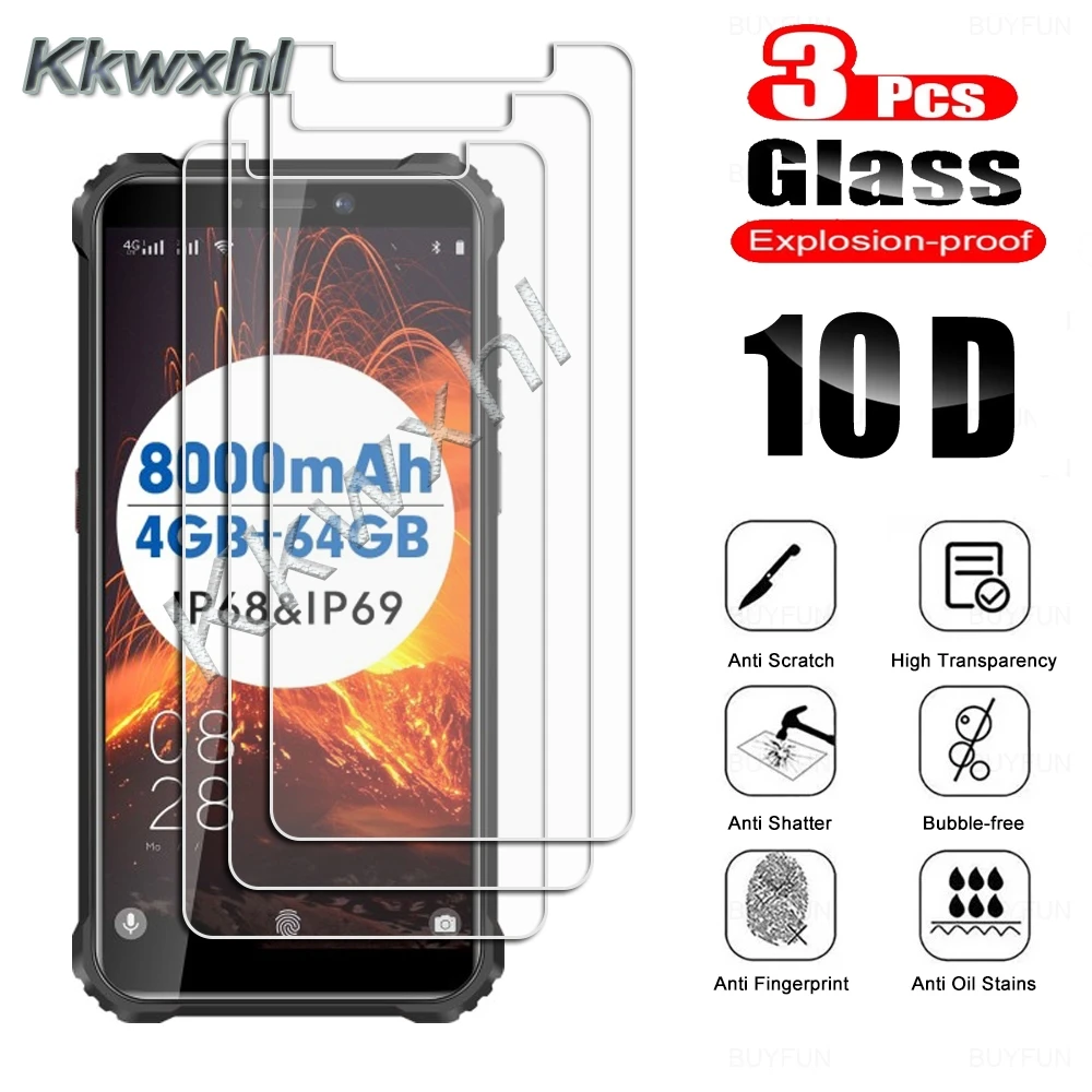 Закаленное стекло для Oukitel C19 C21 C23 Pro K15 Plus WP12 WP9 C18 WP10 5G WP5 WP8 WP6 3 шт. | Мобильные