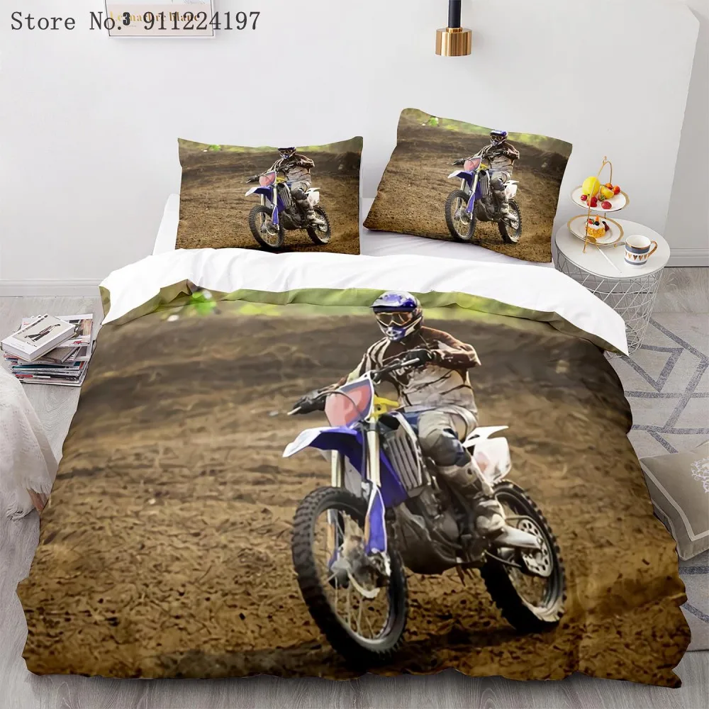Off-road Motorcycle Printing Bedding Set Extreme Sports Boys Duvet Cover Adult Quilt Cover Microfiber Bedclothes Home Textiles
Off-road Motorcycle Printing Bedding Set Extreme Sports Boys Duvet Cover Adult Quilt Cover Microfiber Bedclothes Home Textiles