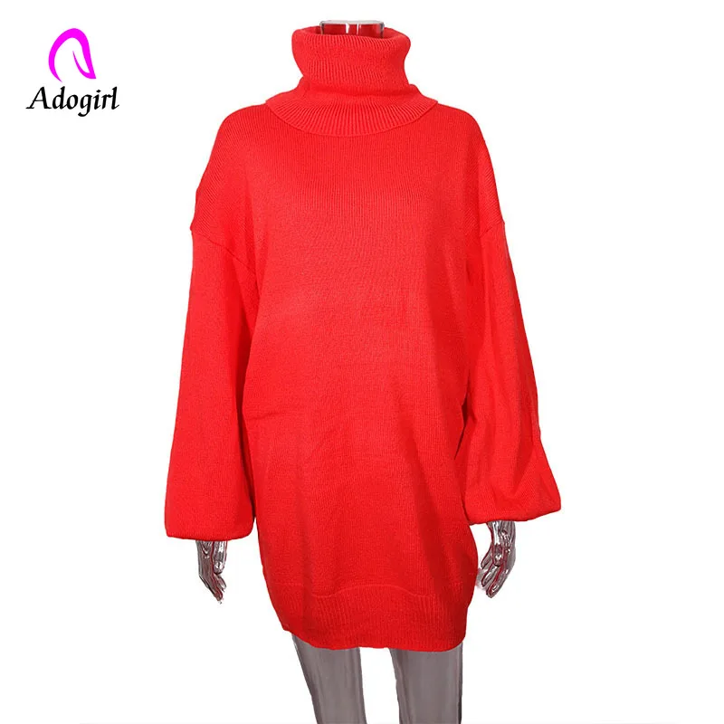 Adogirl Red Gray Elegant Knitted Dress Women Autumn Turtle Neck Female Sweater Dress Sexy Holiday Solid Ladies Winter Vestidos
Adogirl Red Gray Elegant Knitted Dress Women Autumn Turtle Neck Female Sweater Dress Sexy Holiday Solid Ladies Winter Vestidos