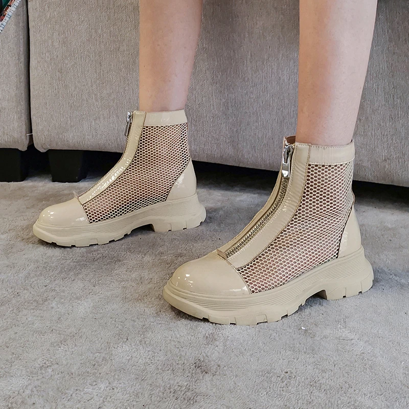 100% Genuine Leather zippers Women Summer ankle Boots Thick low Heels shoes woman 2020 Newest Party Basic Shoes Woman
100% Genuine Leather zippers Women Summer ankle Boots Thick low Heels shoes woman 2020 Newest Party Basic Shoes Woman