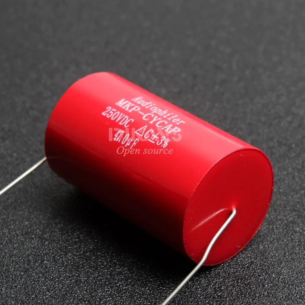 1 шт. Audiophiler Axial MKP 47 мкФ 250v DC HIFI DIY аудио-конденсатор для гитарных усилителей 
1 шт. Audiophiler Axial MKP 47 мкФ 250v DC HIFI DIY аудио-конденсатор для гитарных усилителей