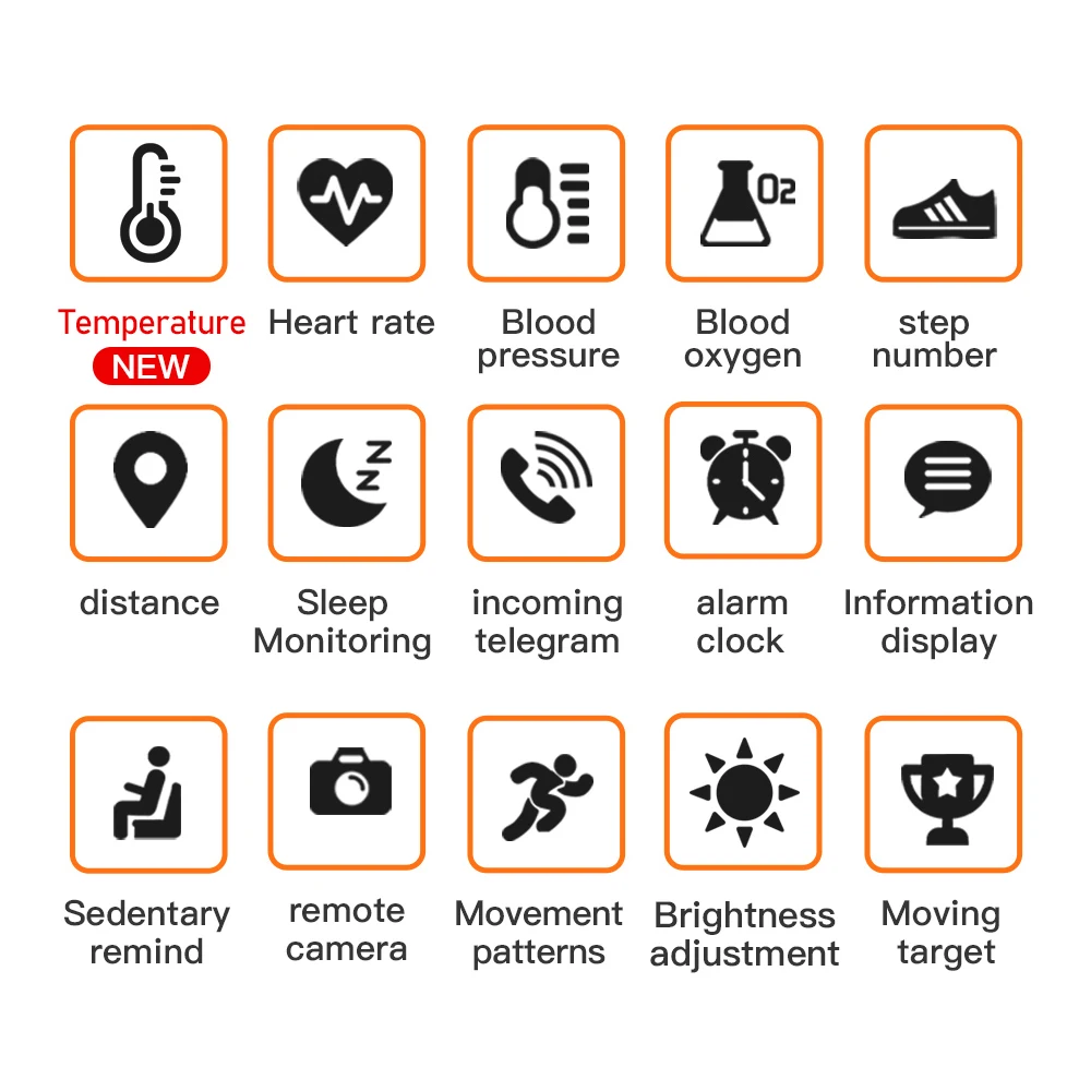 C6T Smart Bracelet Watch Body Temperature Wristband IP67 Waterproof Heart Rate Fitness Health Tracker Bluetooth Smart Band
C6T Smart Bracelet Watch Body Temperature Wristband IP67 Waterproof Heart Rate Fitness Health Tracker Bluetooth Smart Band