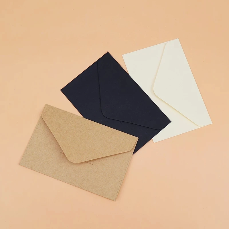 

1 @ # крафт-бумажные мини-конверты в стиле ретро без рисунка, приглашение на свадьбу, поздравительные открытки, подарок