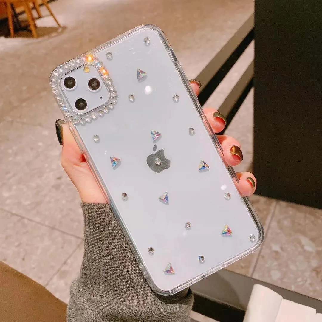 Rhinestone heart clear phone case for iphone 12 11 pro max mini x xs max xr 7 8 6 6s plus se2020 case women luxury Back cover
Rhinestone heart clear phone case for iphone 12 11 pro max mini x xs max xr 7 8 6 6s plus se2020 case women luxury Back cover