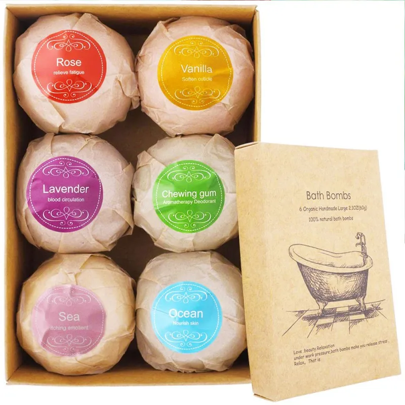 6-piece bath salt ball set, romantic fragrance bubble bomb, natural essential oil bubble bath ball SPA bubble foam suitable for
6-piece bath salt ball set, romantic fragrance bubble bomb, natural essential oil bubble bath ball SPA bubble foam suitable for
