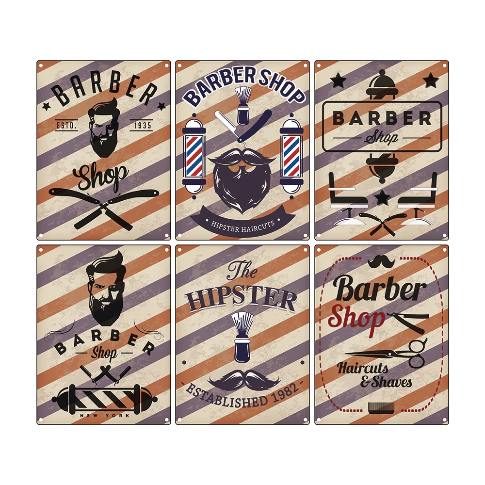 Barber Shop Plaque Metal Tin Signs College Dorm Decoration Haircut Shave Beard Wall Art Sticker Top Hairstyle Vintage Home Decor
Barber Shop Plaque Metal Tin Signs College Dorm Decoration Haircut Shave Beard Wall Art Sticker Top Hairstyle Vintage Home Decor