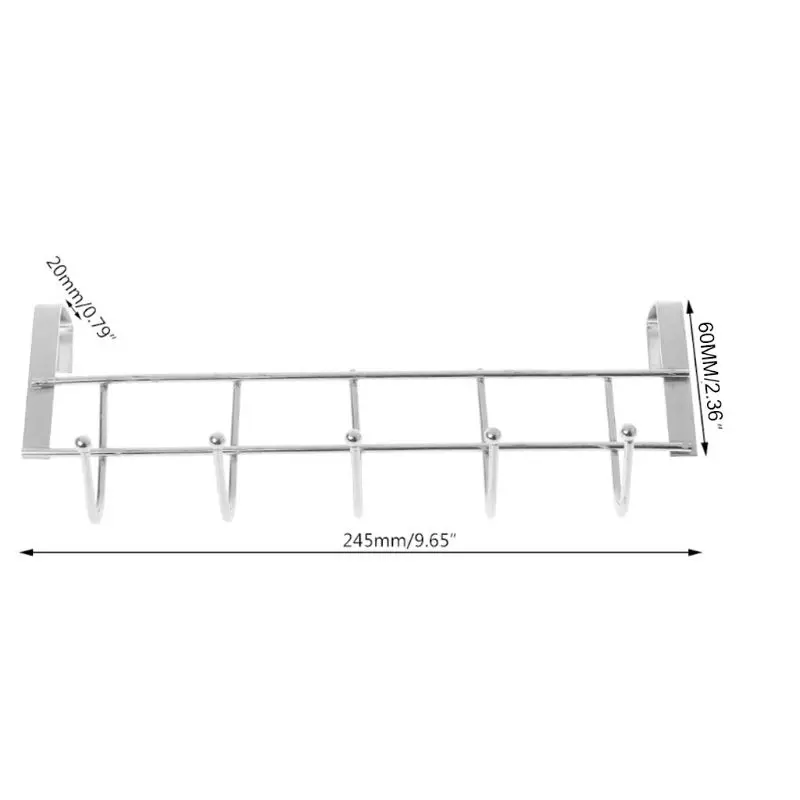 Hooks Shelf Over Door Clothing Hanger Rack Cabinet Door Loop Holder Shelf For Home Bathroom Kitchen qiang
Hooks Shelf Over Door Clothing Hanger Rack Cabinet Door Loop Holder Shelf For Home Bathroom Kitchen qiang