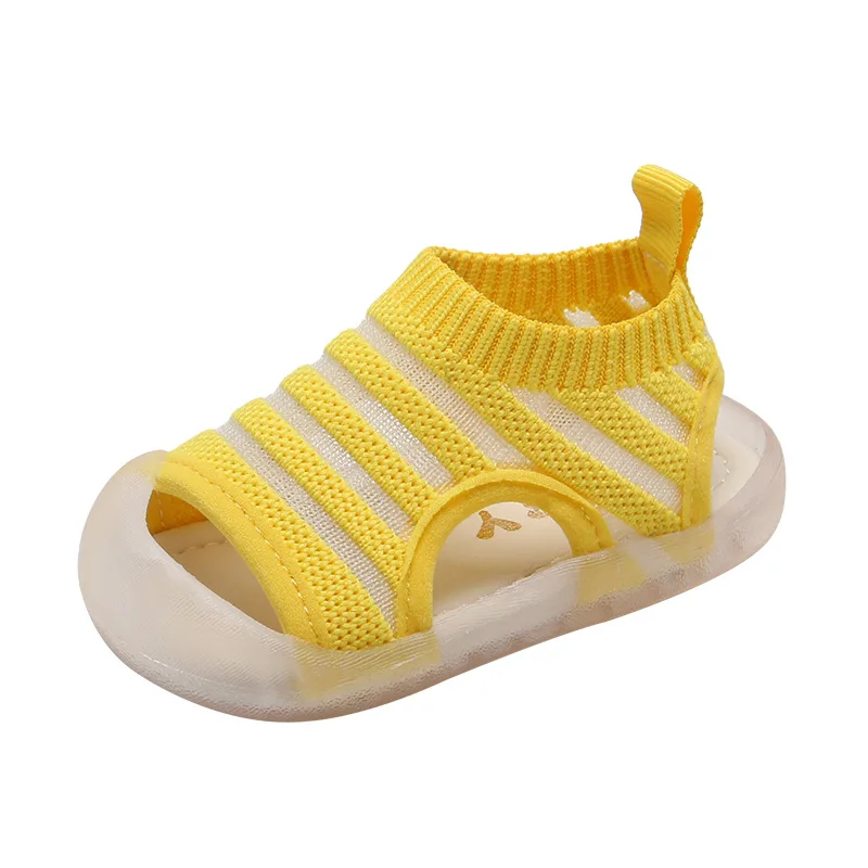 Baby Boys Girls Knitting Sandals Mesh Breathable Little Kids Summer Shoes infant stripe First Walkers
Baby Boys Girls Knitting Sandals Mesh Breathable Little Kids Summer Shoes infant stripe First Walkers