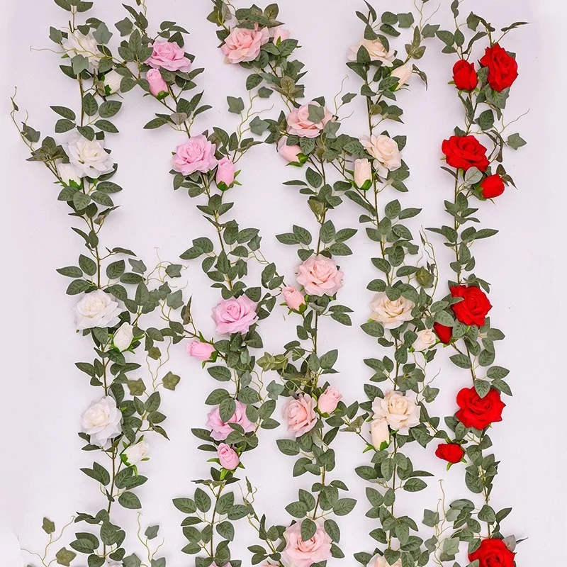 Artificial Flower Rose Vine,Length 1.9m,Wedding Arch Scene Dress Up,Home Decoration Immortal Flower,Shopping Mall Window Pendant
Artificial Flower Rose Vine,Length 1.9m,Wedding Arch Scene Dress Up,Home Decoration Immortal Flower,Shopping Mall Window Pendant